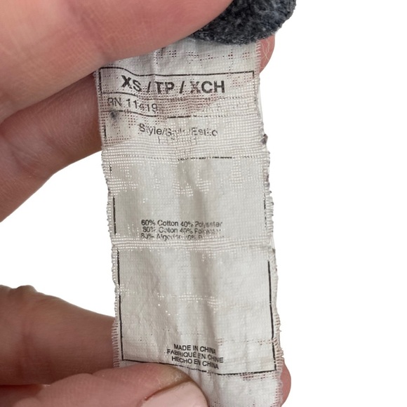 Roxy Gray Hoodie with Black Embroidery - Picture 8 of 8